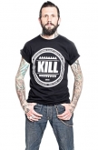 Kill Brand Mens Swag Logo Circle T-shirt